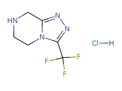 3 - (trifluorometil) -5,6,7,8-tetra-hidro- [1,2,4] triazolo [4,3-a] cloridrato de pirazina (CAS: 762240-92-6)